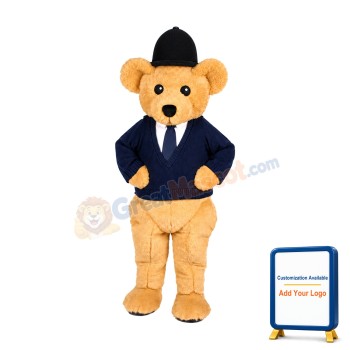 Police Bear Mascot Costume