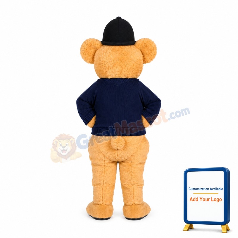 Police Bear Mascot Costume