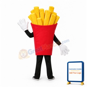 French Fries Mascot Costume
