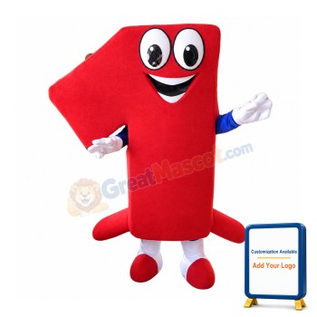 Number One Mascot Costume