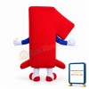 Number One Mascot Costume