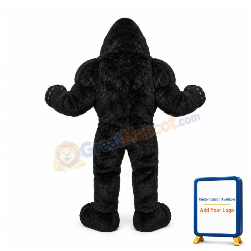 Black Gorilla Mascot Costume