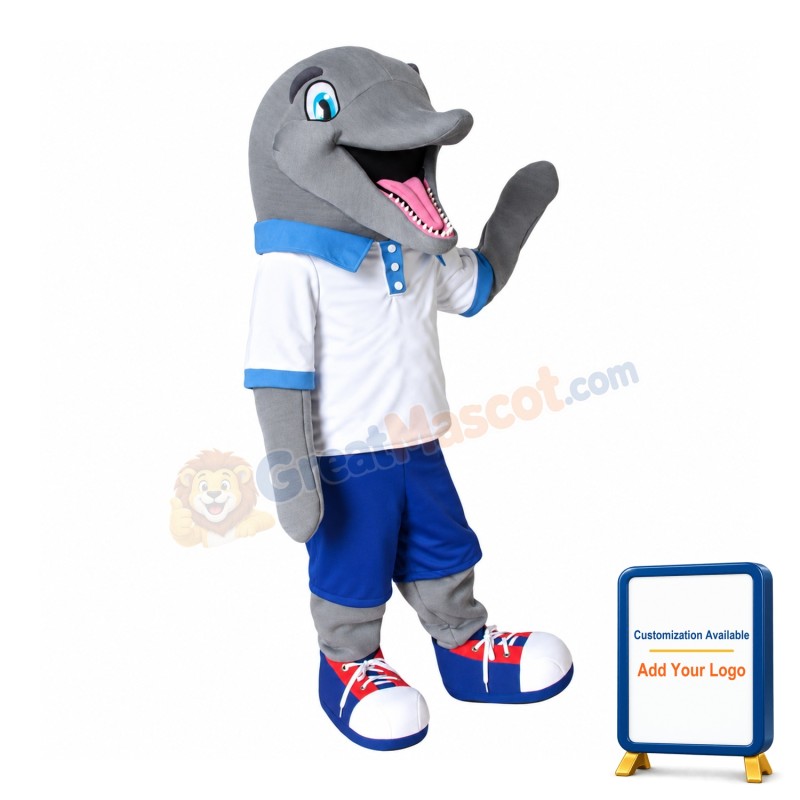 Sport Dolphin Mascot Costume