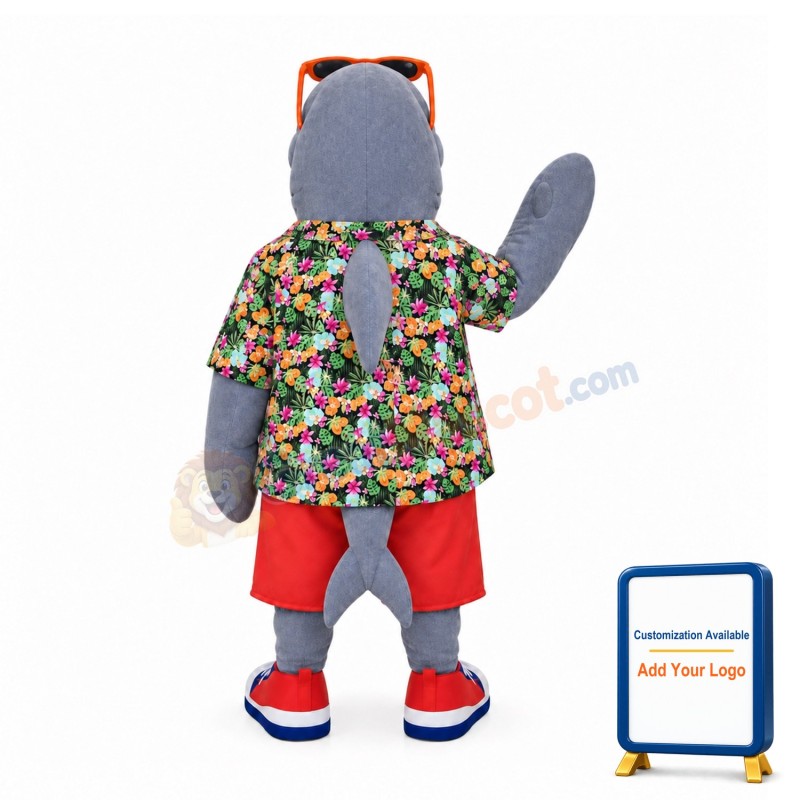Sport Happy Shark Mascot Costume