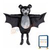 Black Bat Mascot Costume