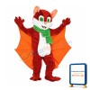 Happy Lightweight Bat Mascot Costume