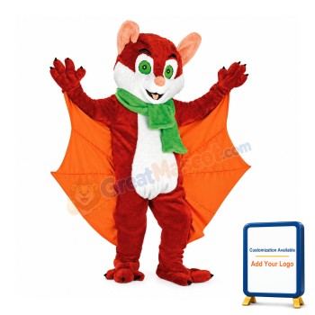 Happy Lightweight Bat Mascot Costume