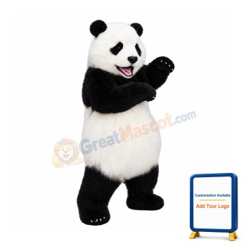 Realistic Panda Mascot Costume