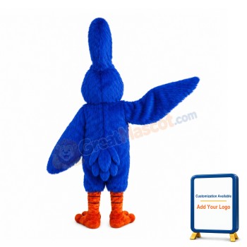 Blue Roadrunner Mascot Costume