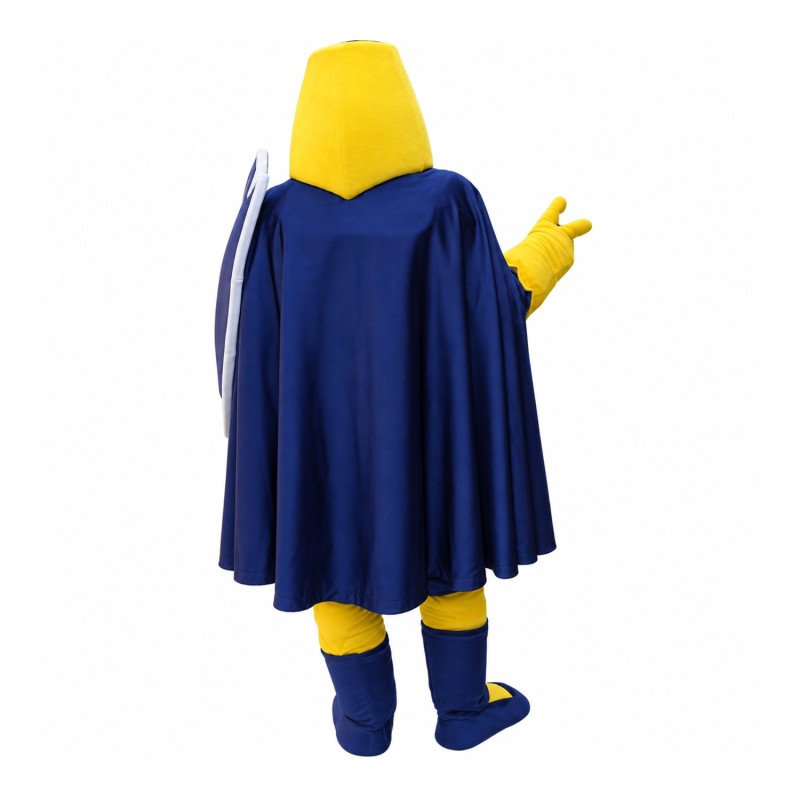 Blue & Yellow Knight Mascot Costume
