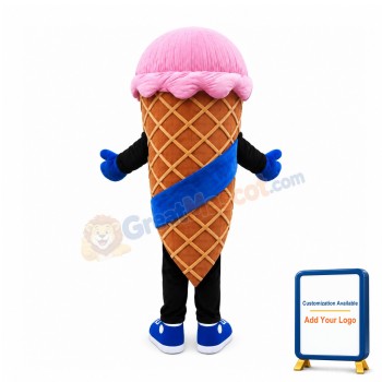 Lightweight Ice Cream Mascot Costume