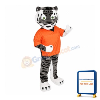 School Sport Tiger Mascot Costume