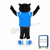 College Sport Black Panther Mascot Costume