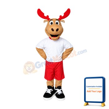 Sport Lightweight Moose Mascot Costume