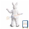 White Furry Rabbit Mascot Costume