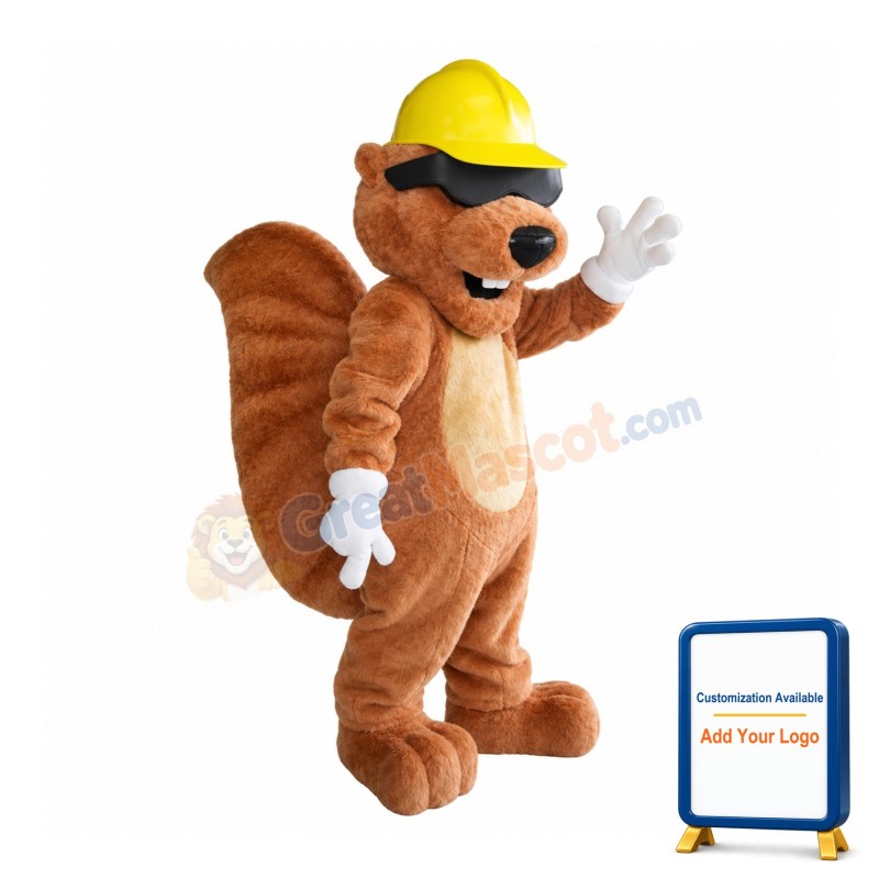 Cool Beaver Mascot Costume