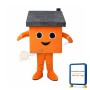 Orange House Mascot Costume