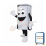 White Recycling Box Mascot Costume