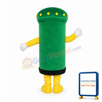 Green Postbox Mascot Costume
