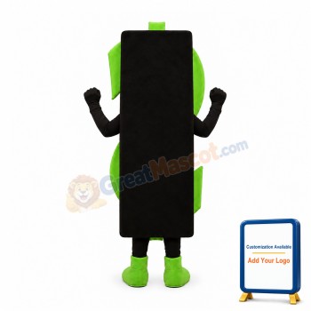 Big Green Dollar Mascot Costume