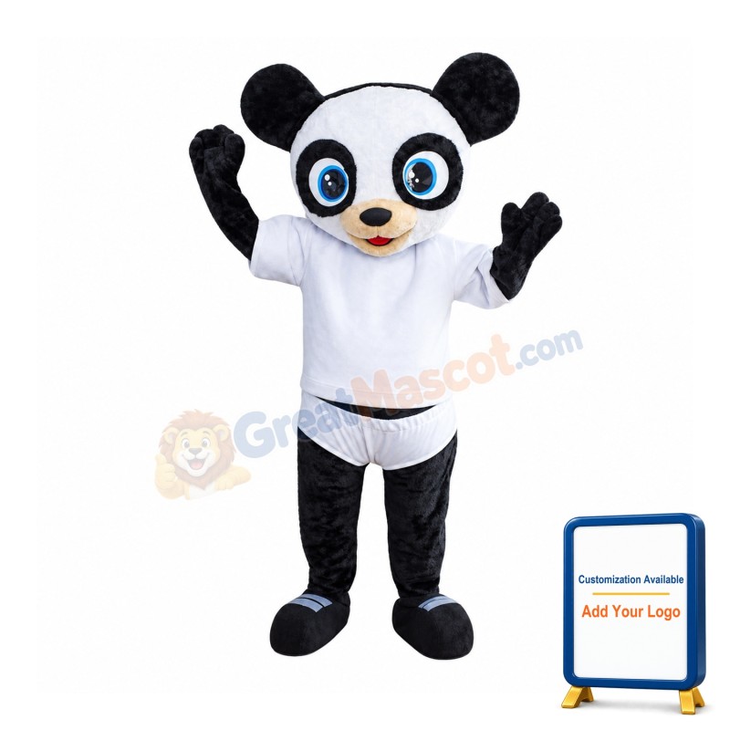 Baby Panda Mascot Costume