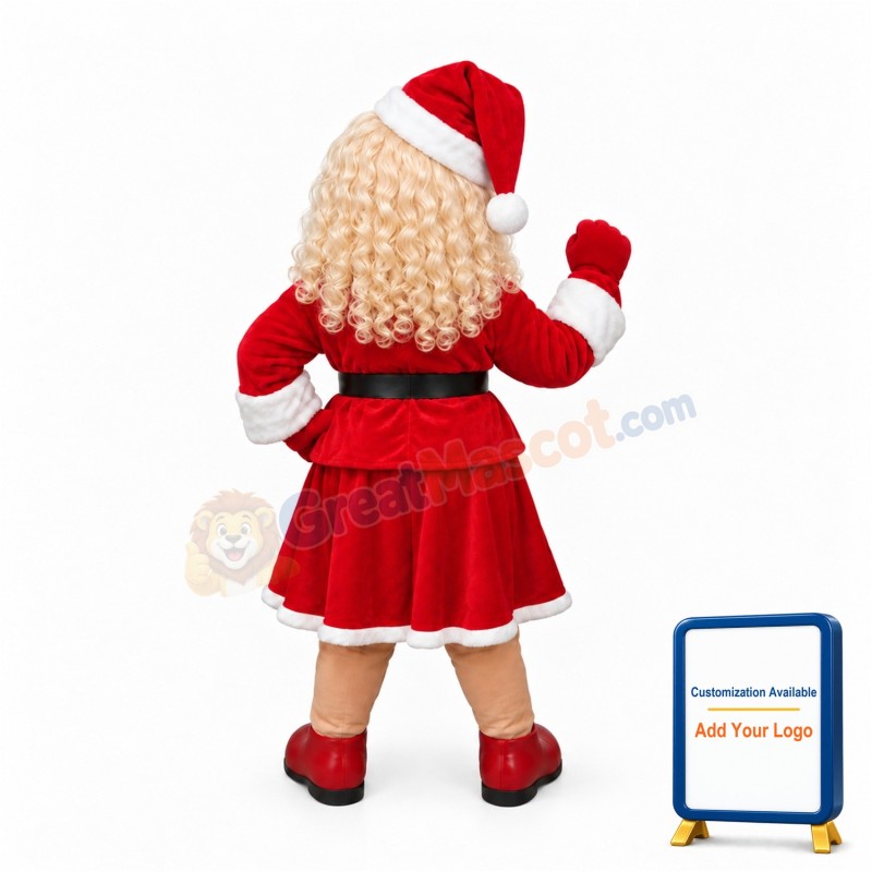 Christmas Miss Piggy Mascot Costume