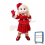 Christmas Miss Piggy Mascot Costume
