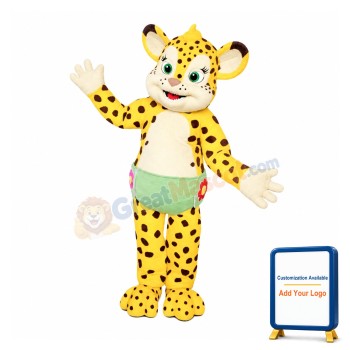 Baby Cheetah Mascot Costume