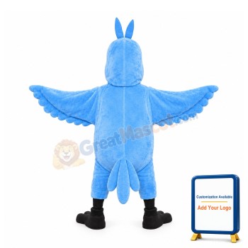 Blue Parrot Mascot Costume
