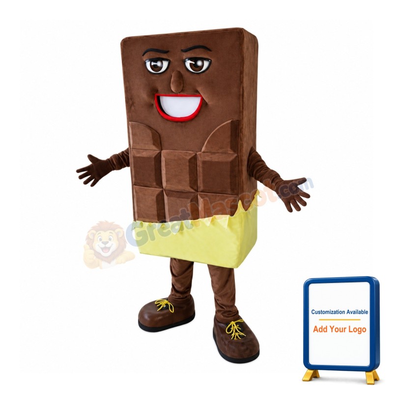Chocolate Bar Mascot Costume
