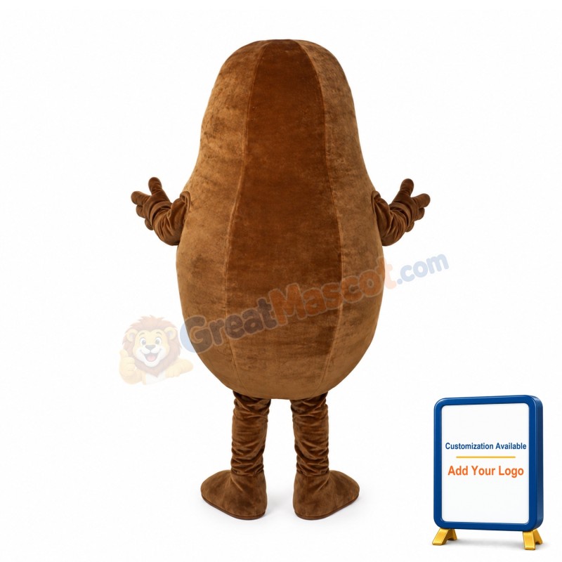 Cocoa Bean Mascot Costume