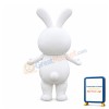 Cartoon White Rabbit Mascot Costume