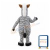 White Zebra Mascot Costume
