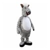 White Zebra Mascot Costume