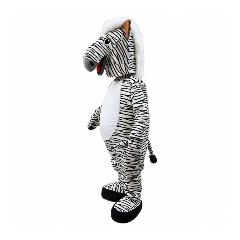 White Zebra Mascot Costume