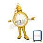 Gold Pocket Watch Mascot Costume