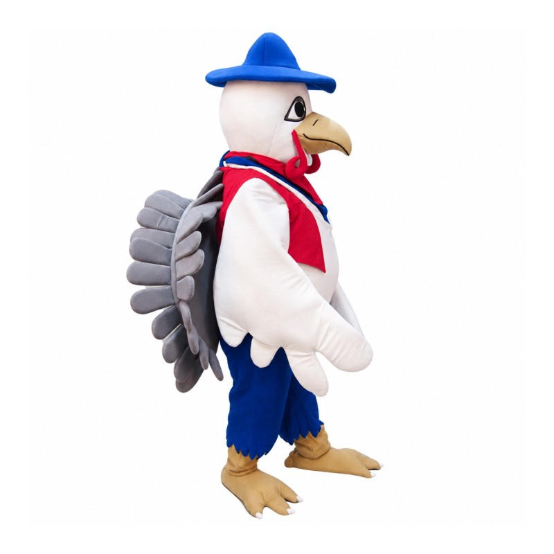 White Turkey Mascot Costume