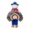 White Turkey Mascot Costume