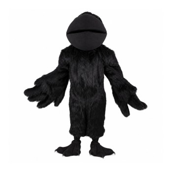 Black Raven Mascot Costume