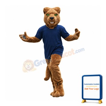 College Leopard Mascot Costume
