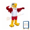 Fierce Red Eagle Mascot Costume