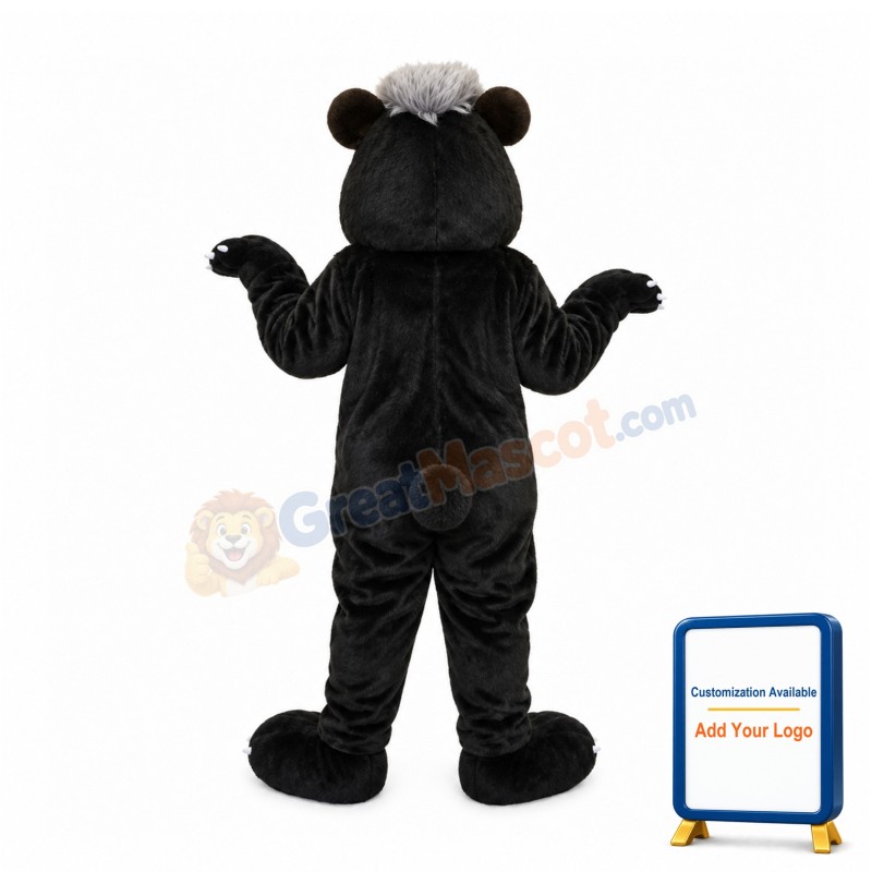Black Badger Mascot Costume