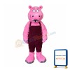 Funny Pink Hippo Mascot Costume