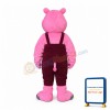 Funny Pink Hippo Mascot Costume