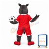 Football Rhino Mascot Costume