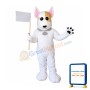 Cute Lightweight White Dog Mascot Costume