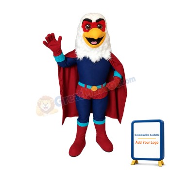 Superhero Eagle Mascot Costume