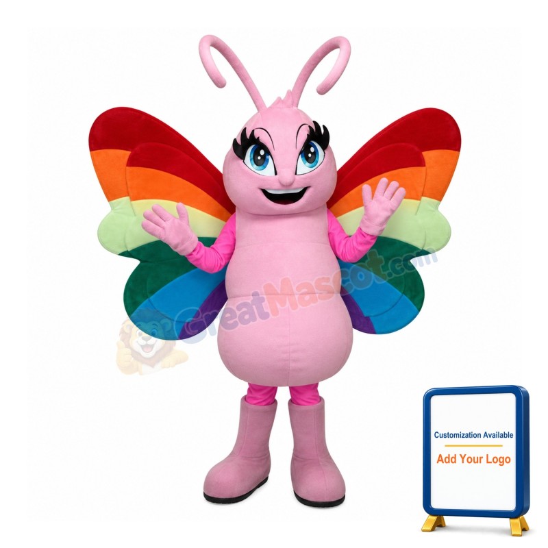 Nice Butterfly Mascot Costume