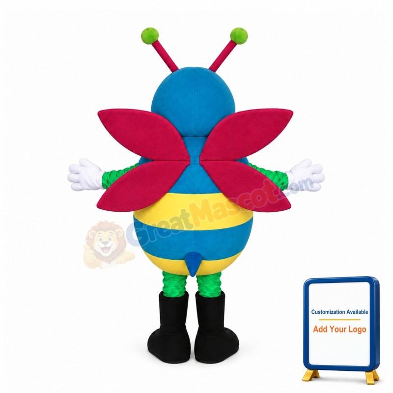 Colorful Bee Mascot Costume