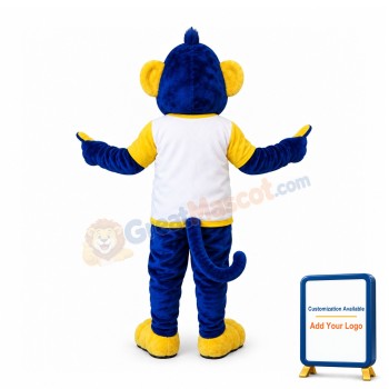 Blue Monkey Mascot Costume